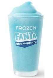 Fanta® bleu glacé à la framboise