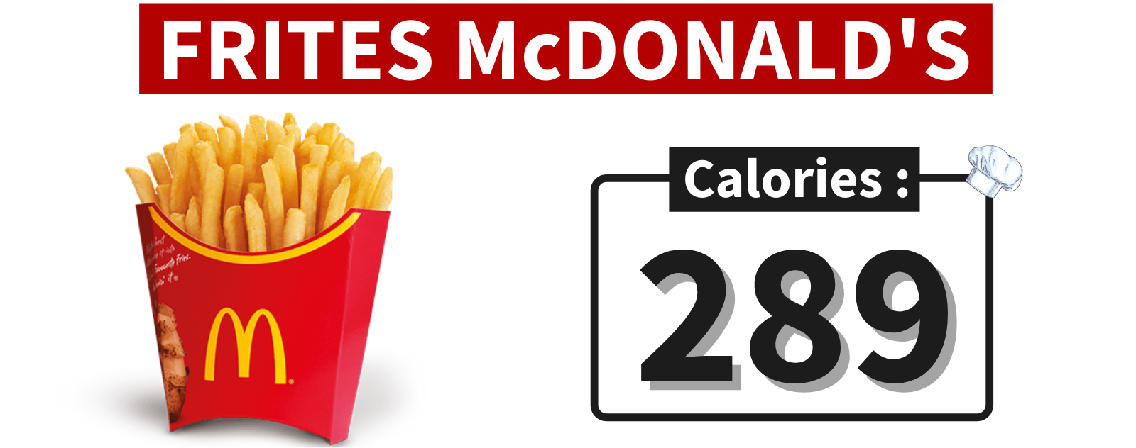 Combien De Calories Dans Les Frites Mcdonald’s?